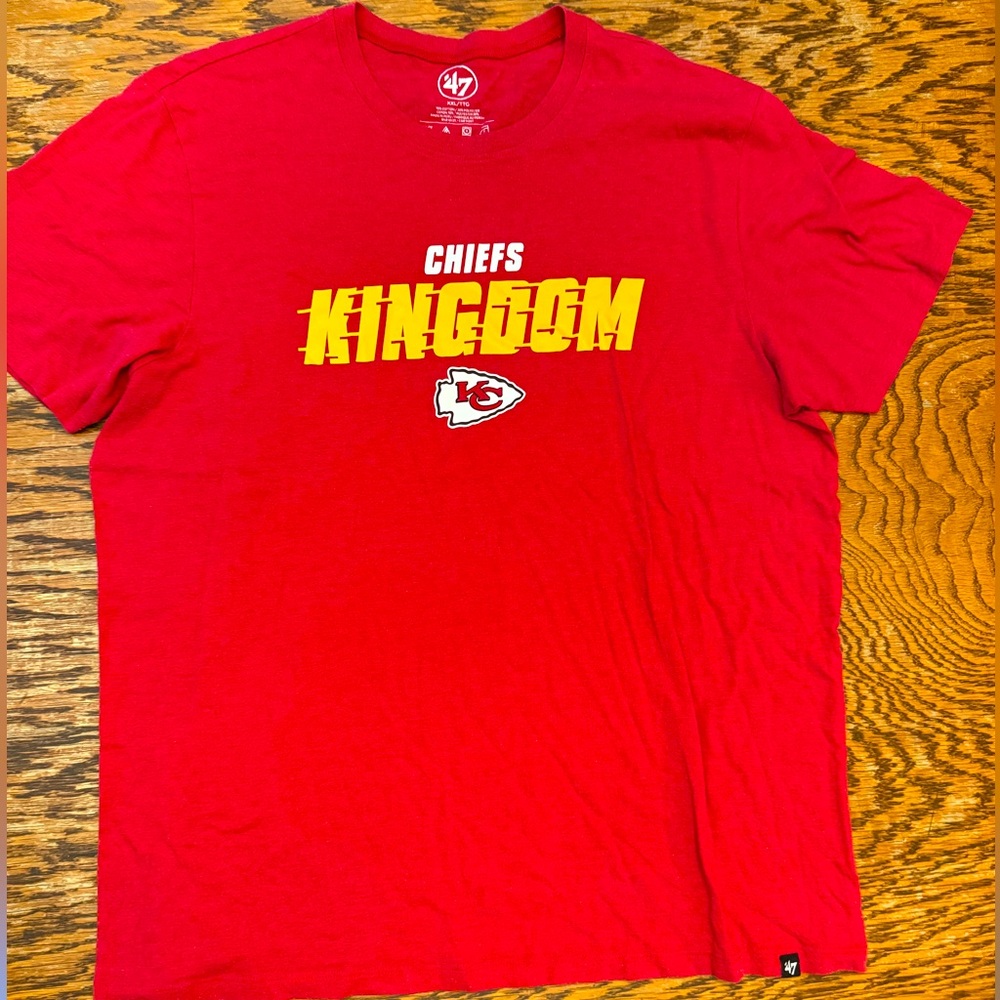‘47 Men's Red Chiefs Kingdom T-Shirt XXL